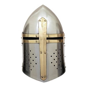 Stella & Eve Eclectic Decorative Crusader Helmet Table Decor