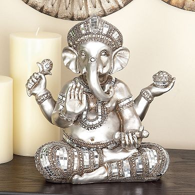 Stella & Eve Eclectic Sitting Ganesh Table Decor