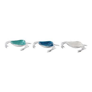 Stella & Eve Coastal Decorative Crab Table Decor 3-piece Set