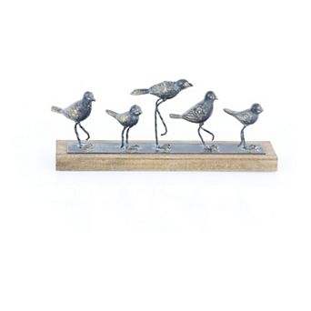 Stella & Eve Textured Bird Walking Sculpture Table Decor