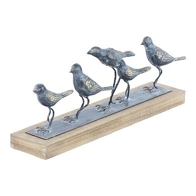 Stella & Eve Textured Bird Walking Sculpture Table Decor