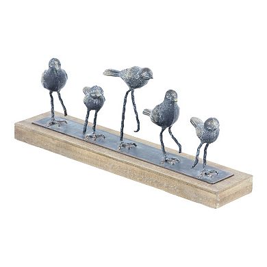 Stella & Eve Textured Bird Walking Sculpture Table Decor