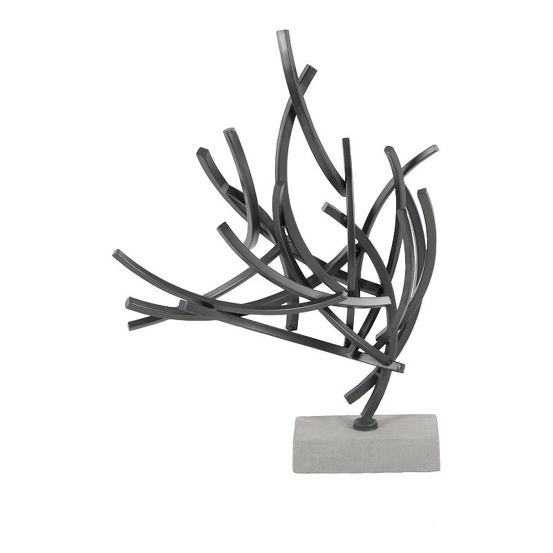 Stella & Eve Abstract Sculpture Table Decor, Grey, Large