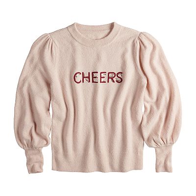 Women s LC Lauren Conrad Crewneck Graphic Sweater