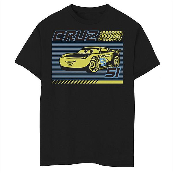 Disney / Pixar's Cars Boys 8-20 Dinoco Cruz Ramirez Graphic Tee