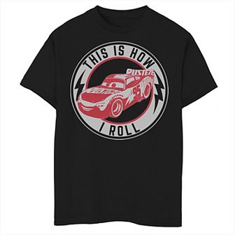 Disney / Pixar's Cars Boys 8-20 Lightning McQueen How I Roll Graphic Tee