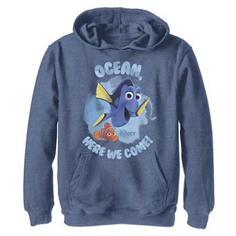 Disney / Pixar's Finding Dory Boys 4-20 Ocean Here We Come Graphic Fleece Hoodie