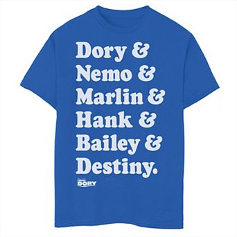 Disney / Pixar's Finding Dory Boys 8-20 Roll Call Graphic Tee