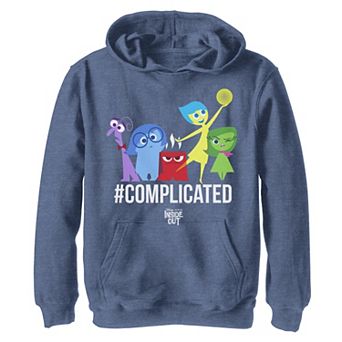 Disney / Pixar's Inside Out Boys 4-20 Complicated Emotions Graphic Fleece Hoodie