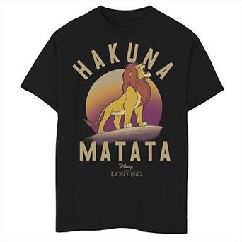 Disney's The Lion King Boys 8-20 Simba Hakuna Matata Graphic Tee