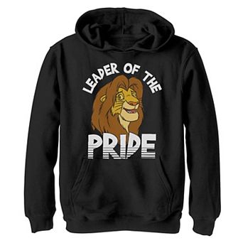 Disney's The Lion King Boys 4-20 Adult Simba Leader Of Pride Graphic Fleece Hoodie