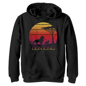 Disney's The Lion King Boys 8-20 Vintage Sunset Logo Graphic Fleece Hoodie