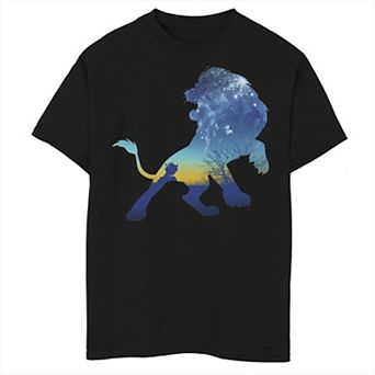 Disney's The Lion King Boys 6-20 Simba Sky Silhouette Graphic Tee