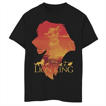 Disney's The Lion King Boys 6-20 Simba Silhouette Pride Logo Graphic Tee