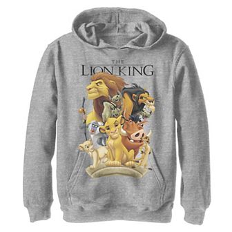 Disney's The Lion King Boys 8-20 Pride Land Characters Graphic Fleece Hoodie