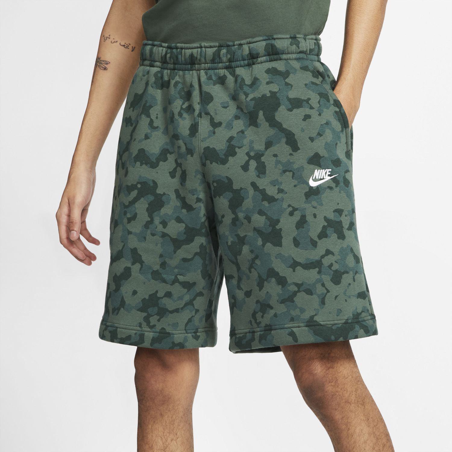 mens nike camo shorts