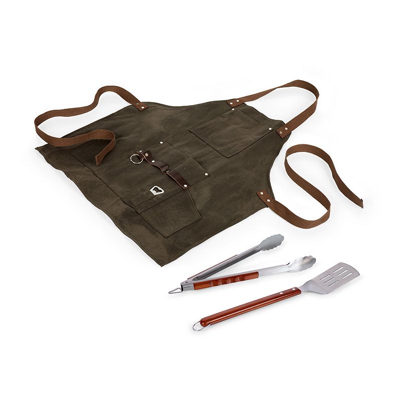 Legacy by Picnic Time Bbq Apron with Tools & Bottle Opener