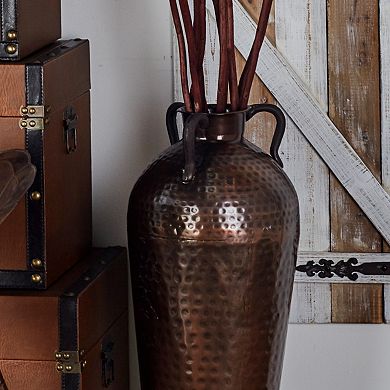 Stella & Eve Rustic Bronze Iron Grecian Style Hydria Urn Vase