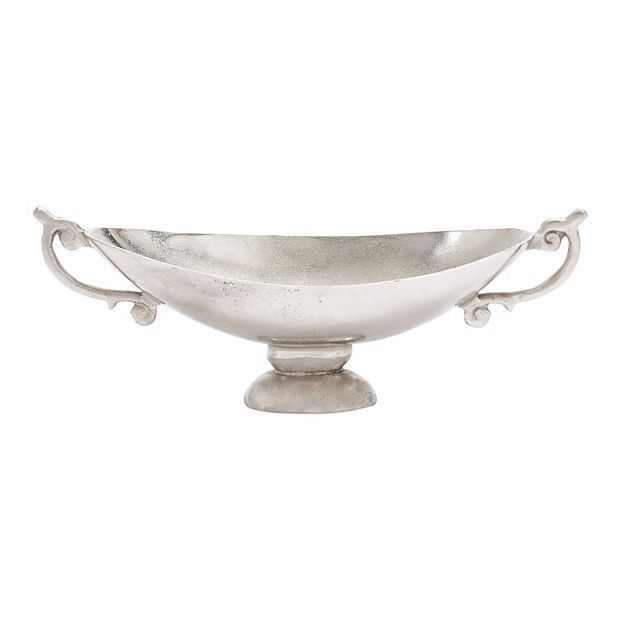 Stella & Eve Traditional Aluminum Pedestal Bowl