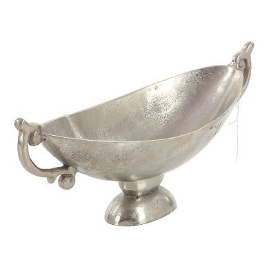 Stella & Eve Traditional Aluminum Pedestal Bowl