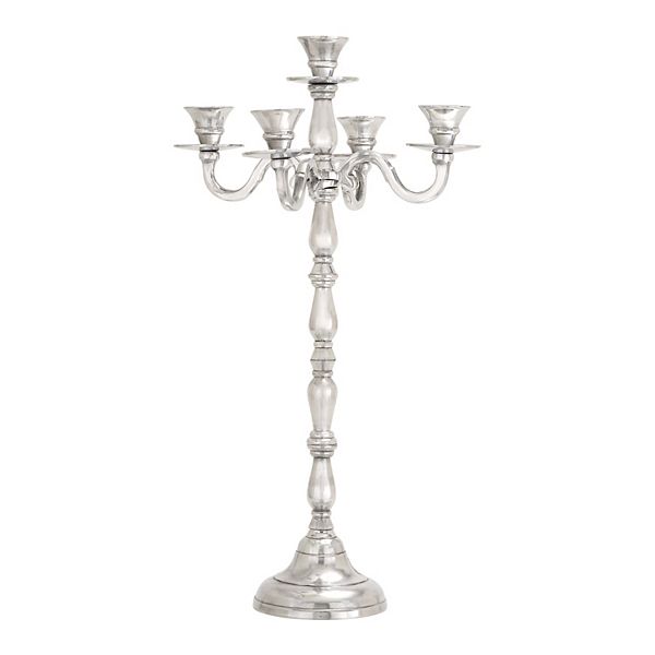 Stella & Eve Traditional Aluminum Five-Light Candelabra