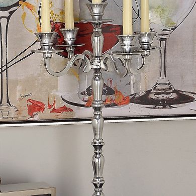 Stella & Eve Traditional Aluminum Five-Light Candelabra
