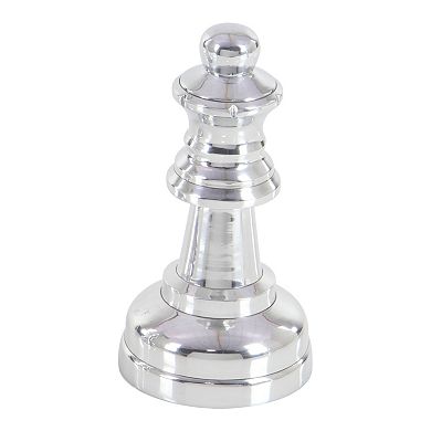 Stella & Eve Metallic Decorative Chess Piece Table Decor 3-piece Set