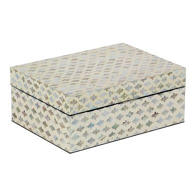 Stella & Eve Zig-Zag Decorative Box Table Decor 2-piece Set