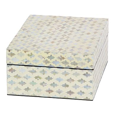 Stella & Eve Zig-Zag Decorative Box Table Decor 2-piece Set