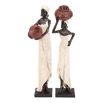 Stella & Eve Water Jug Sculpture Table Decor 2 pc Set
