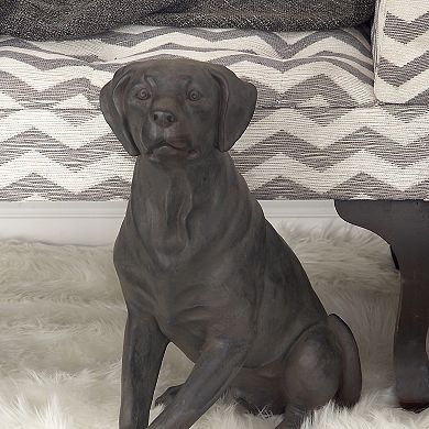 Stella & Eve Eclectic Sitting Dog Sculpture Table Decor