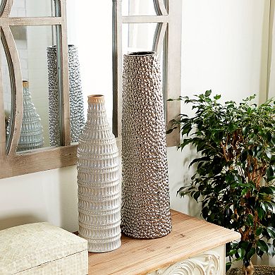 Stella & Eve Glam-Inspired Beaded Ceramic Vase