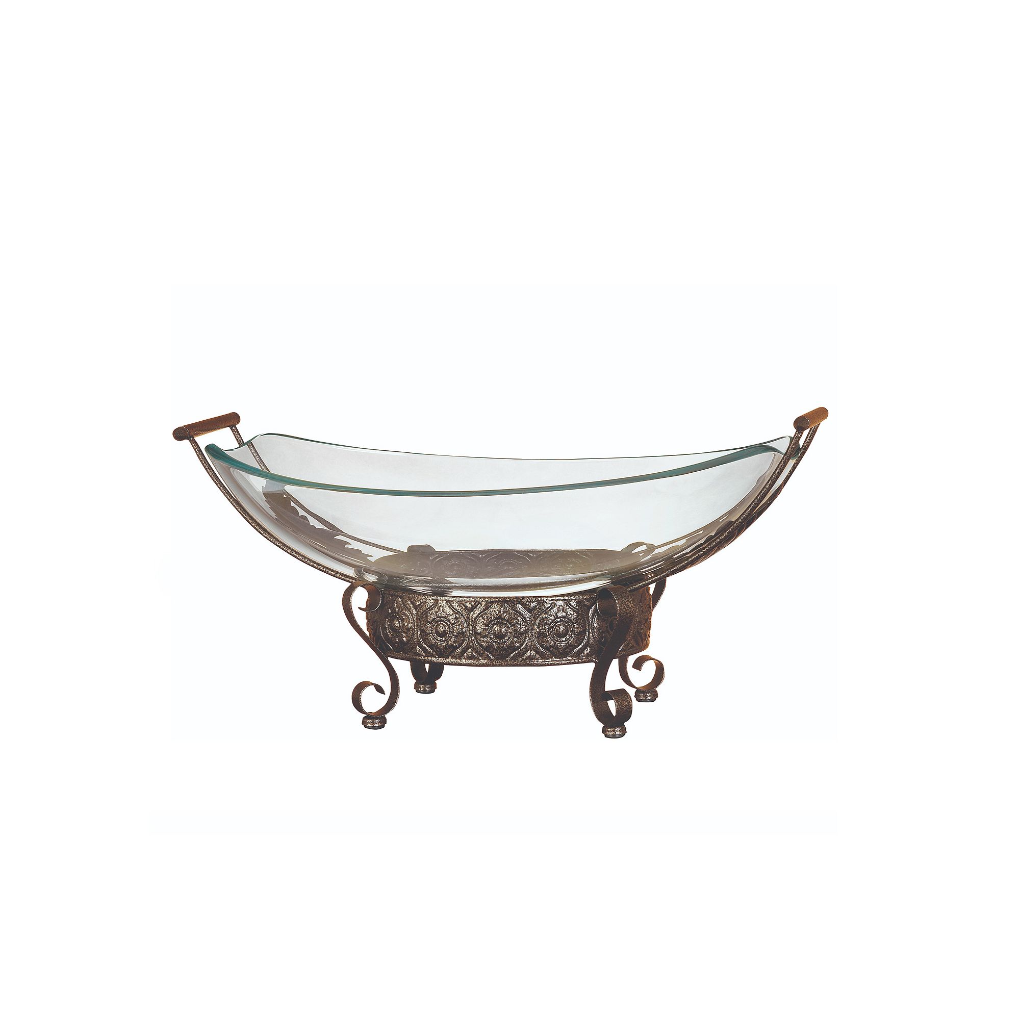 Stella & Eve Traditional Decorative Bowl Table Decor, Brown