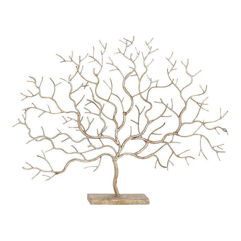 32  x 24  Silver Metal Tree Sculpture  by DecMode
