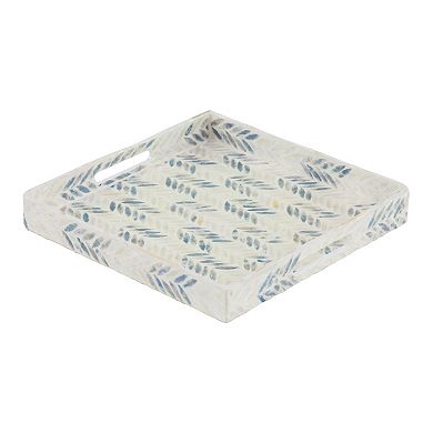 Stella & Eve Multicolor Coastal Decorative Tray Table Decor 3-piece Set