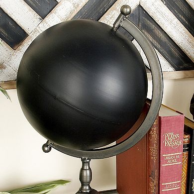 Stella & Eve Glam Black Decorative Globe Table Decor