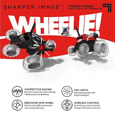 Sharper Image Toy RC Monster Spinning Car