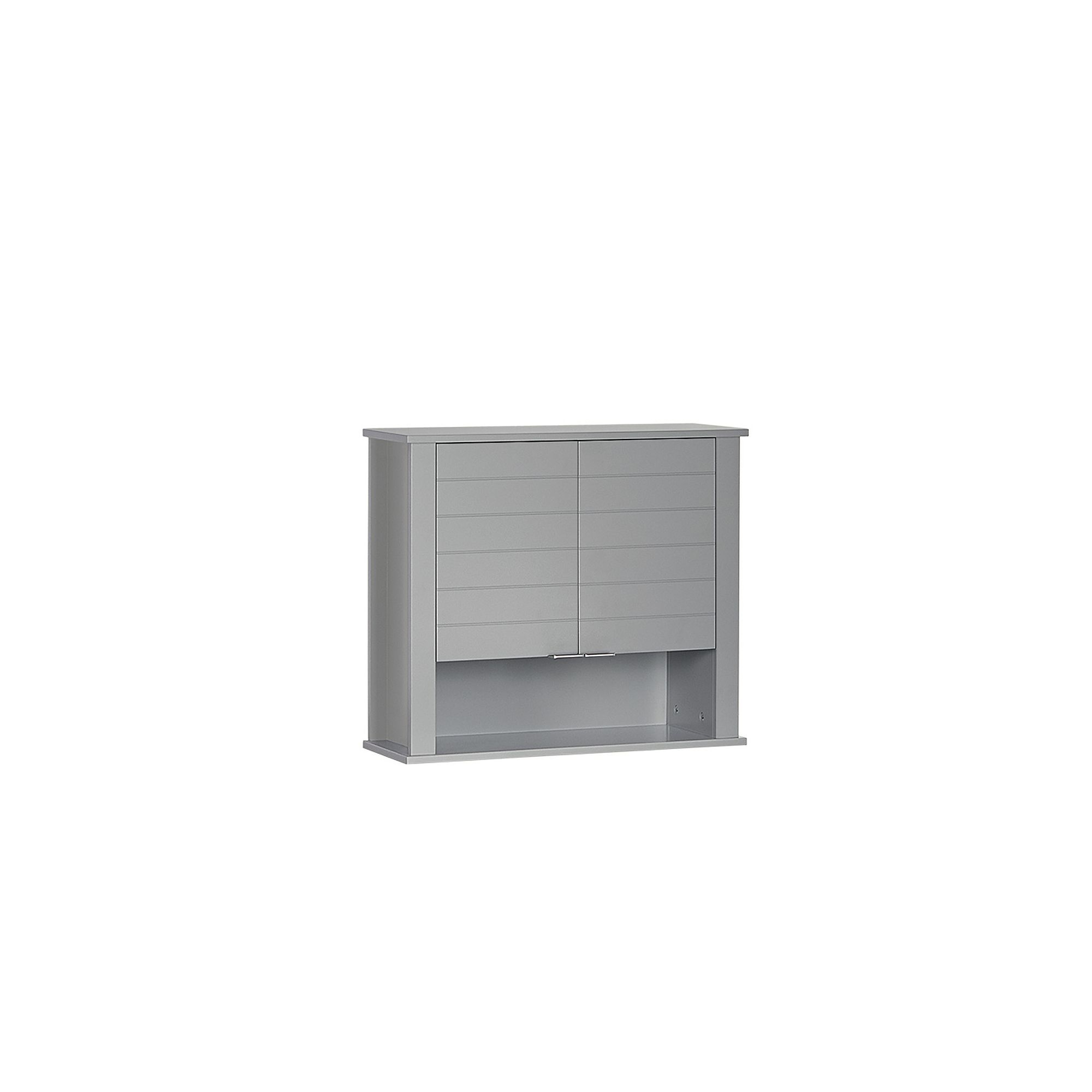 RiverRidge Home Madison Collection 2-Door Wall Cabinet, Gray