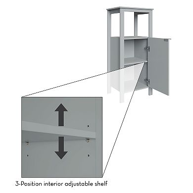 RiverRidge Home Madison Collection 1-Door Floor Cabinet