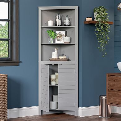 RiverRidge Home Madison Collection Tall Corner Cabinet