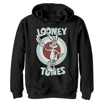 Boys 8-20 Looney Tunes Bugs Bunny Bugsy Retro Poster Graphic Fleece Hoodie