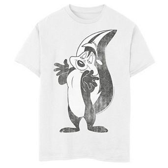 Boys 8-20 Looney Tunes Pepe La Pew Retro Portrait Graphic Tee