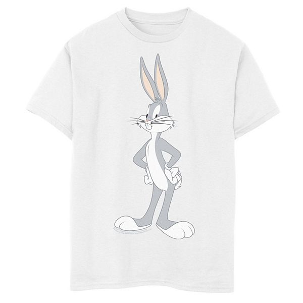 Boys 8-20 Looney Tunes Bugs Bunny Stance Portrait Graphic Tee