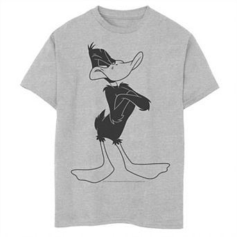 Boys 6-20 Looney Tunes Daffy Duck Not Amused Portrait Graphic Tee