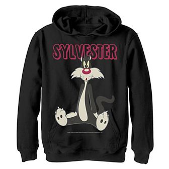 Boys 8-20 Looney Tunes Sylvester Portrait Graphic Fleece Hoodie