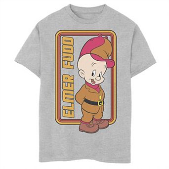 Boys 6-20 Looney Tunes Elmer Fudd Framed Simple Portrait Graphic Tee
