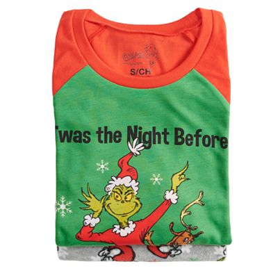 Jammies For Your Families® Women's Dr. Suess' How The Grinch Stole Christmas Grinchmas Top & Bottoms Pajama Set