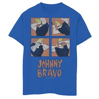 Boys 6-20 Cartoon Network Johnny Bravo Box Up Hairdo Graphic Tee