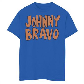 Boys 8-20 Cartoon Network Johnny Bravo Logo Graphic Tee