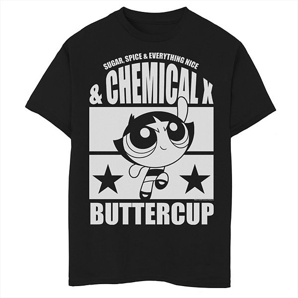 Boys 8 20 Cartoon Network Powerpuff Girls Buttercup Chemical X Graphic Tee - 35 off nike girls sports tee roblox roblox shirt nike
